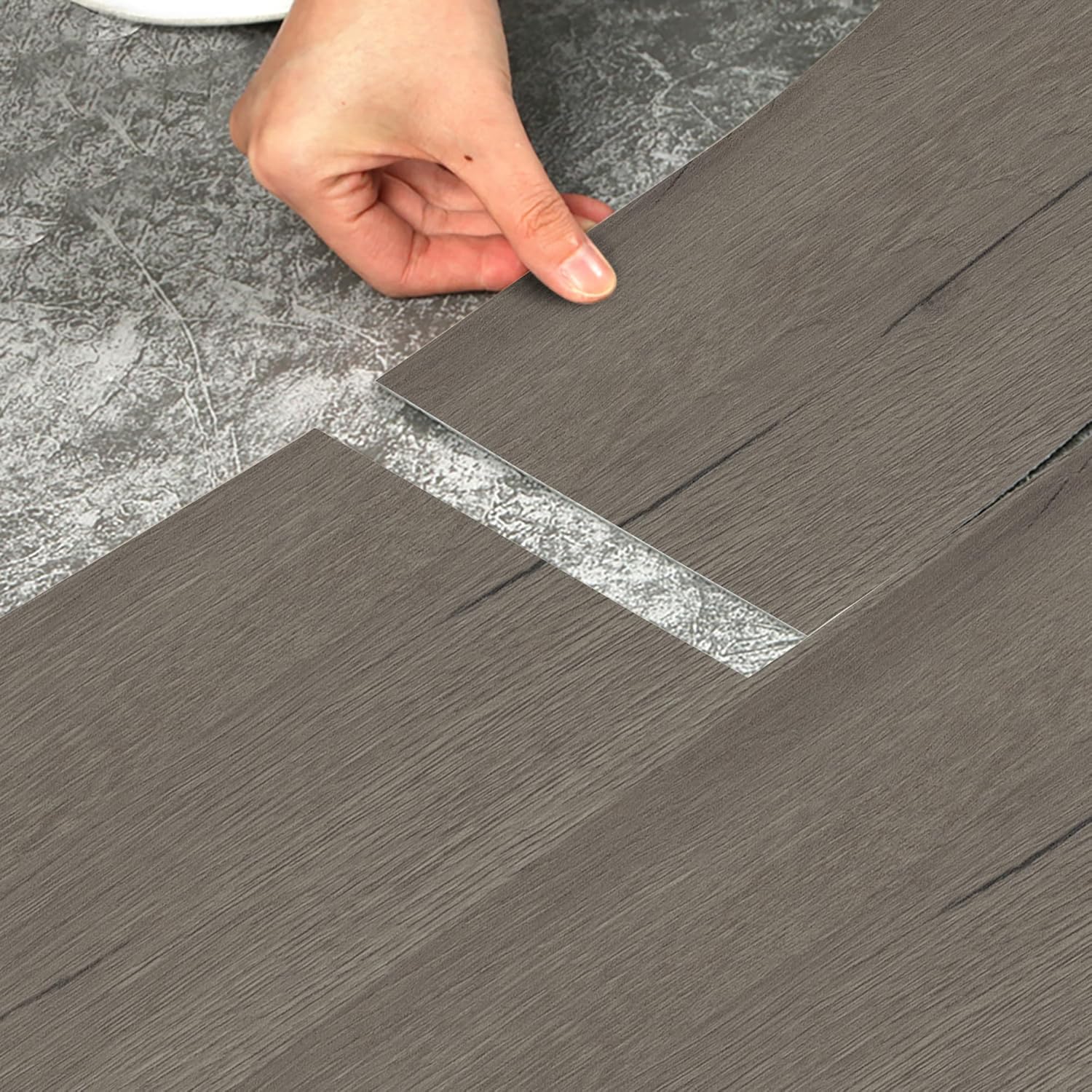 24 Pcs Vinyl Flooring Planks for DIY Installation