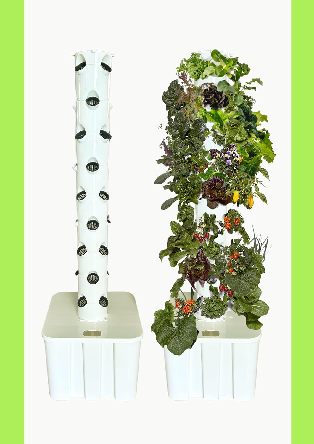 Vertical Hydroponic & Aeroponics Tower