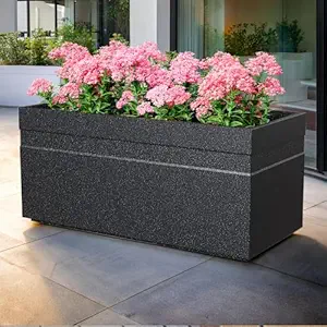 YUCCABE ITALIA FOXB GT 24 INCH Rectangle Pots for Plants
